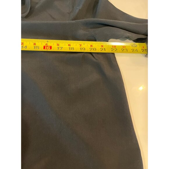 Kate Spade Black Blouse With Lace Collar & Bow Tie Detail 100% Silk - Picture 8 of 10